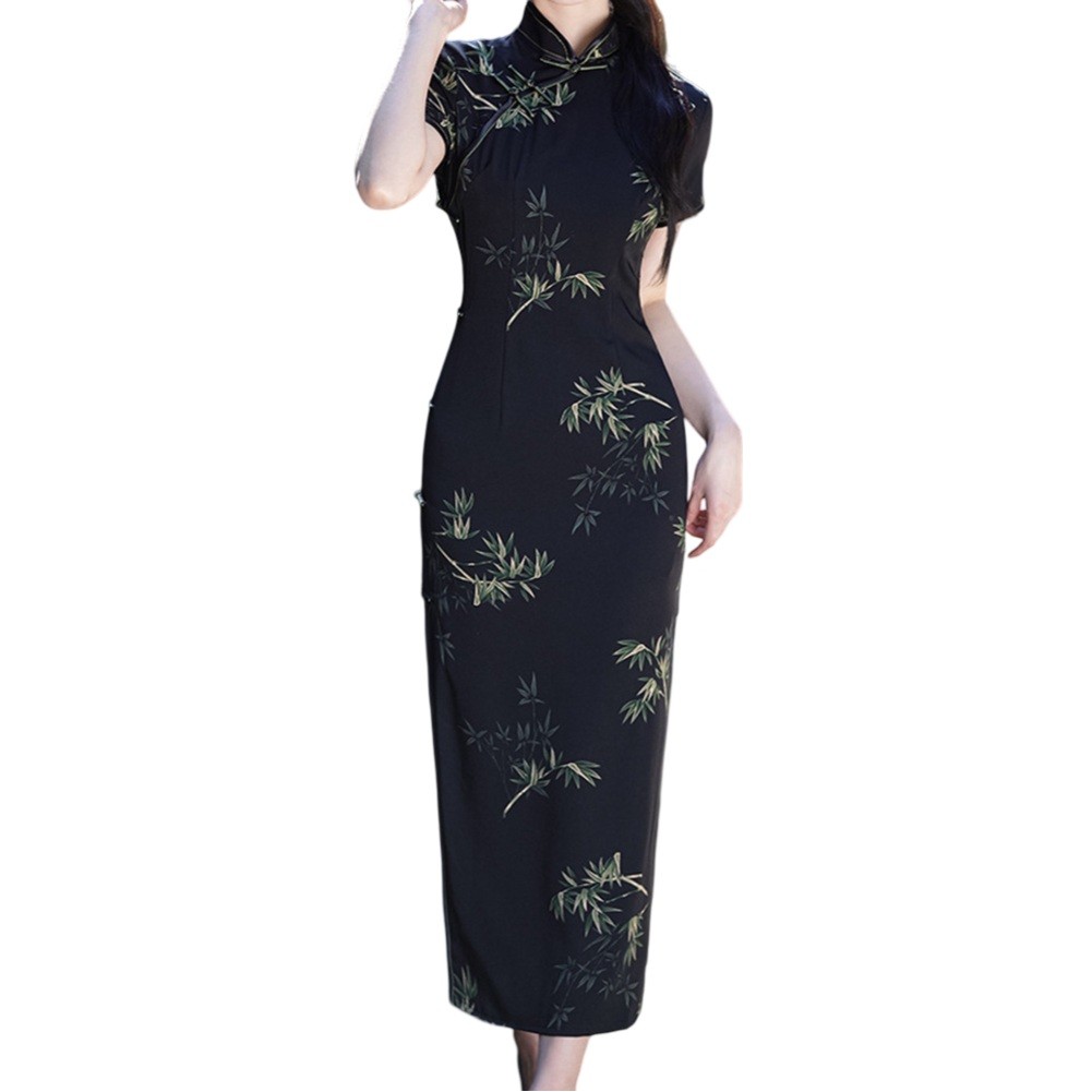 Innovative Chinese Style Slim Fit Cheongsam Dress For Fashion Forward Women - Picture 30 of 54