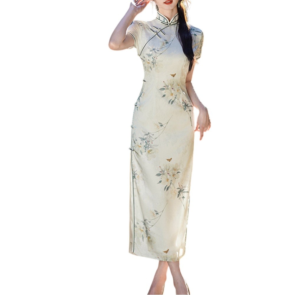 Innovative Chinese Style Slim Fit Cheongsam Dress For Fashion Forward Women - Picture 45 of 54