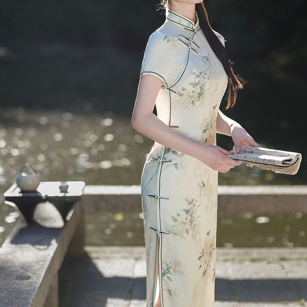 Innovative Chinese Style Slim Fit Cheongsam Dress For Fashion Forward Women - Picture 46 of 54