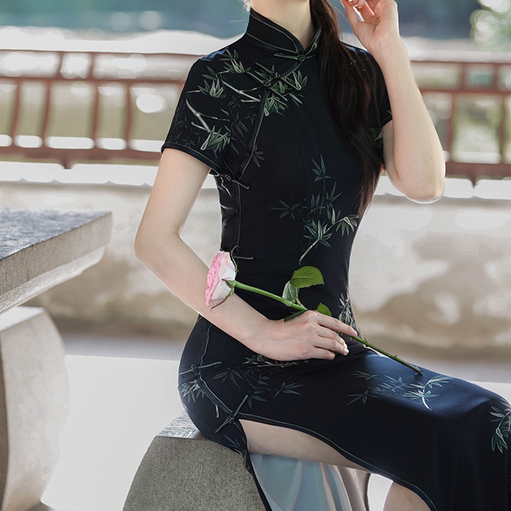 Innovative Chinese Style Slim Fit Cheongsam Dress For Fashion Forward Women - Picture 32 of 54