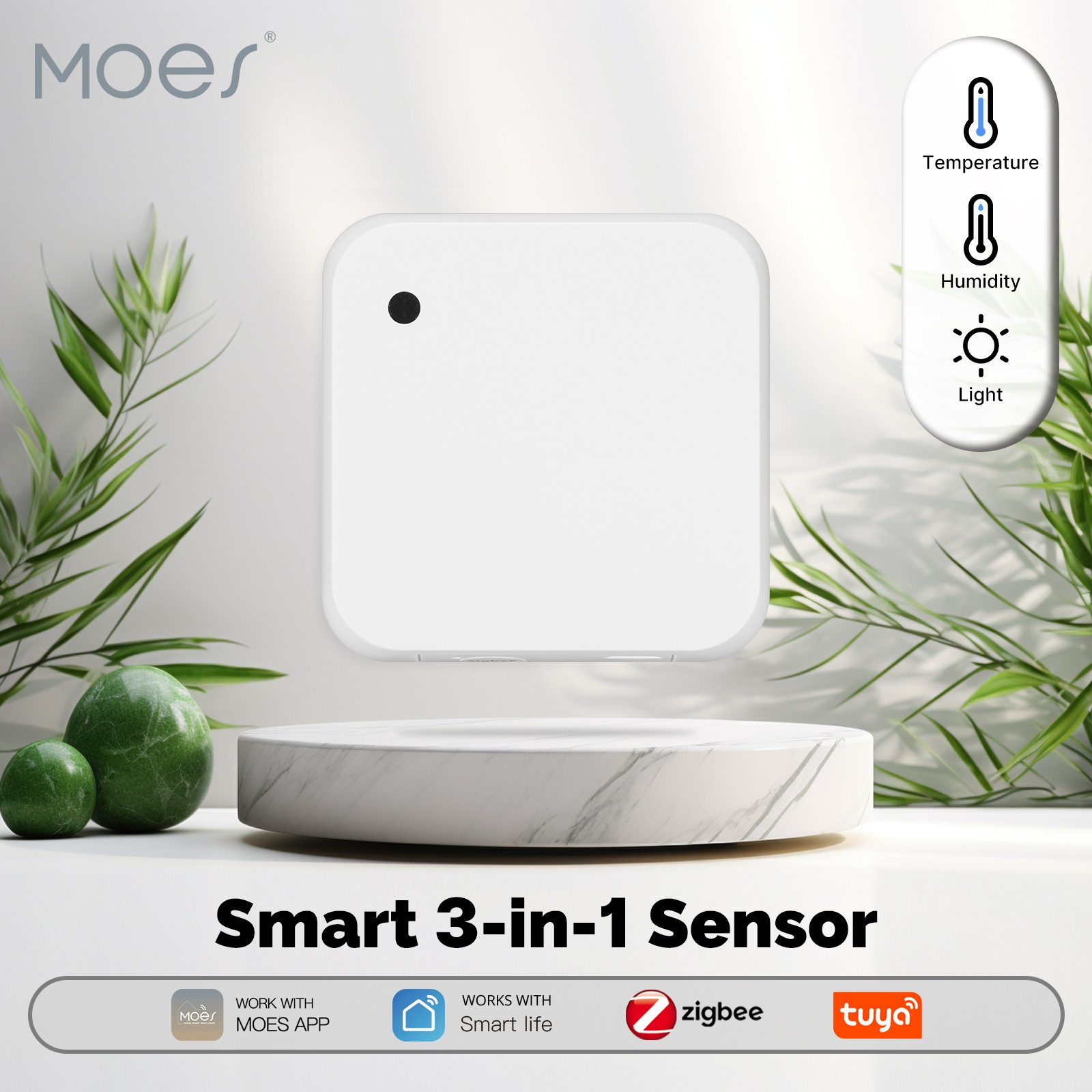 Temperature Sensor Advanced ADVANCED INDOOR CLIMATE Monitor with Temperature Humidity Light Sensors ...