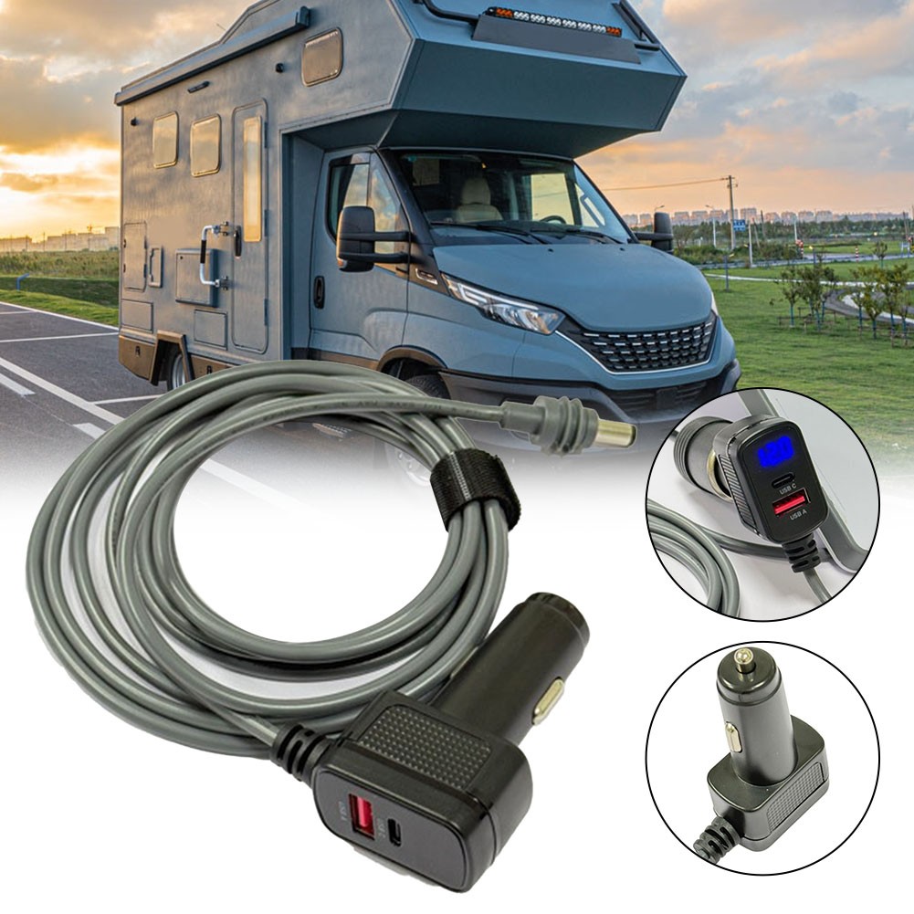 Chargeur Voiture Cable Extra Long Polyvalent Compatibilit?? Protection Tension - Photo 14/14