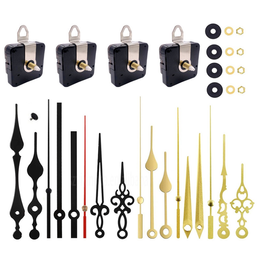 Make Beautiful Clocks with this Complete DIY Kit Four Movements Inside