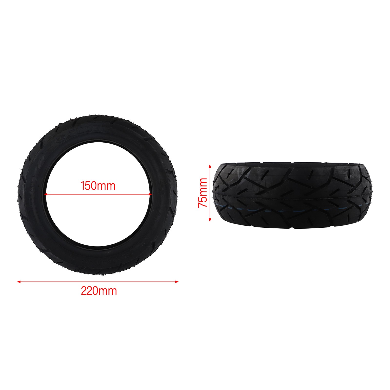 Kart Vacuum Straßenreifen zuverlässiger 9x3 06 Tubeless Reifen für besseres H - Bild 15 von 26