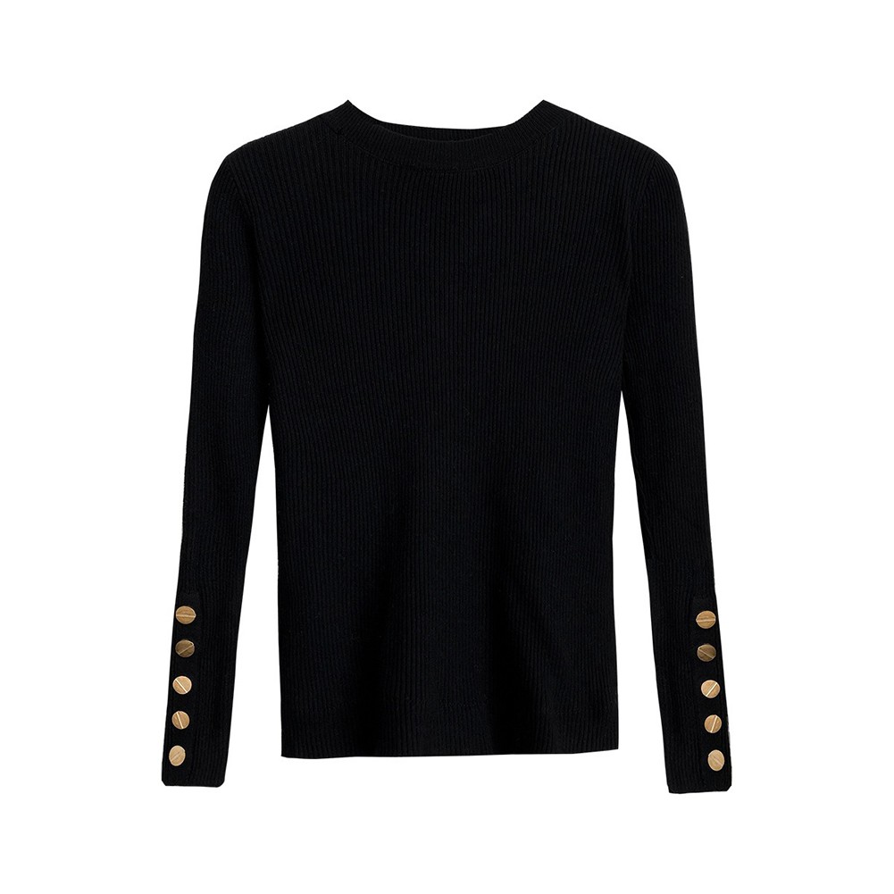 Stylish Long Sleeve Knitted Tops for Women Autumn and Winter Essentials - Picture 34 of 36