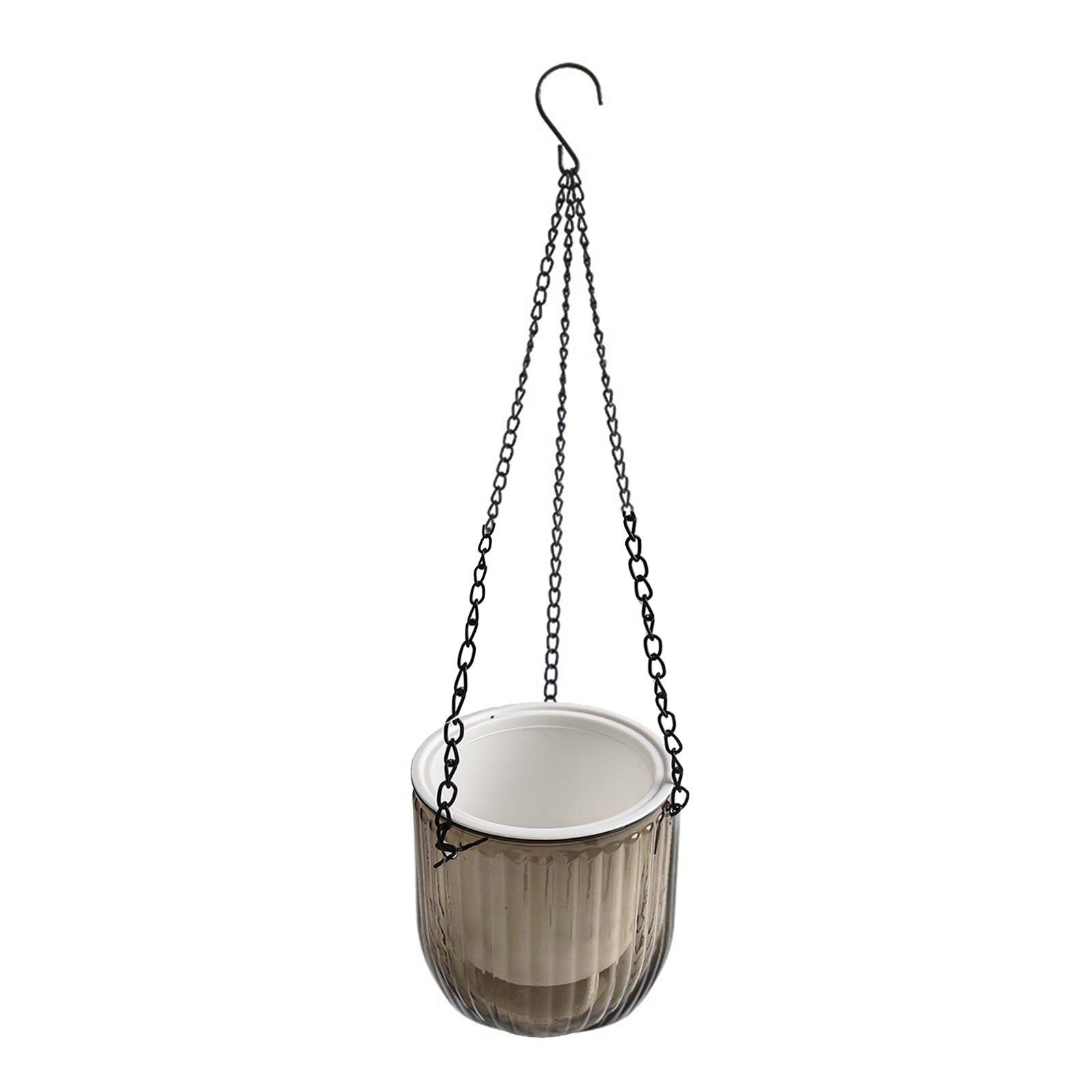 Ensemble pot de fleurs suspendu avec officiel trous de drainage et système d'arrosage co