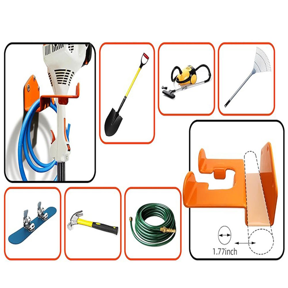 Werkzeug-Organizer Für Elektro-Gartengeräte – Wandhalterung Für Laubbläser, Trimmer, Akku & Ladegerät