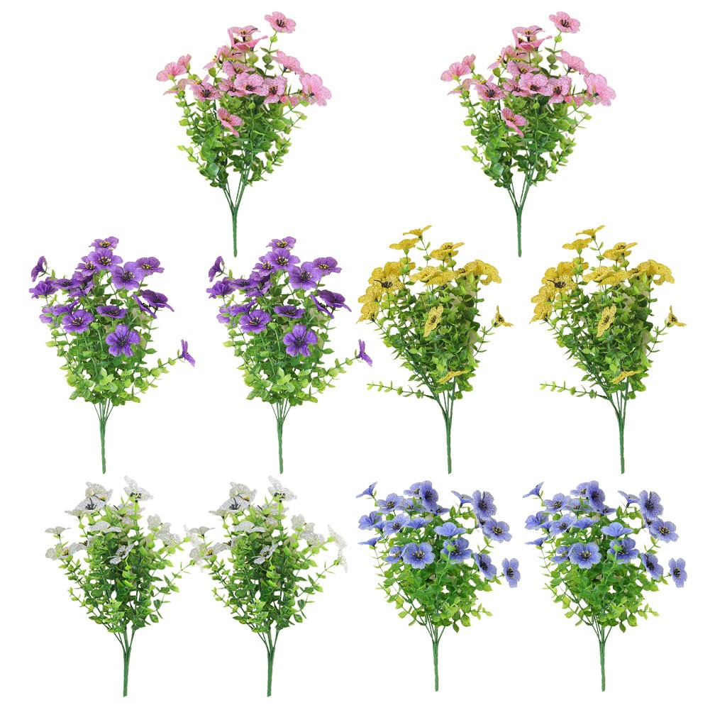 Knstliche Blumengestecke 10er Set fr schne fr Gartenrume | eBay.de