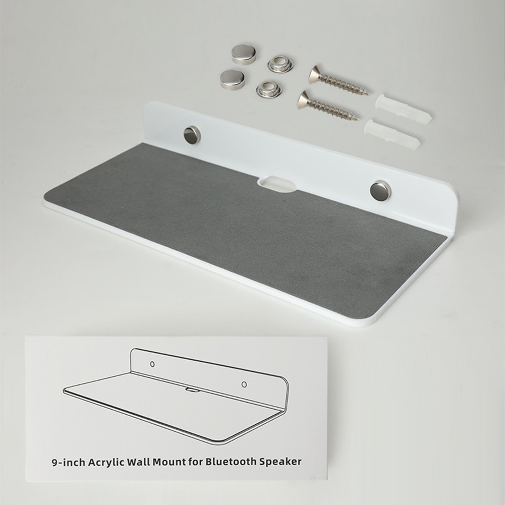 Sturdy Acrylic Wall Shelf for Displaying For Speakers and Decorative Items