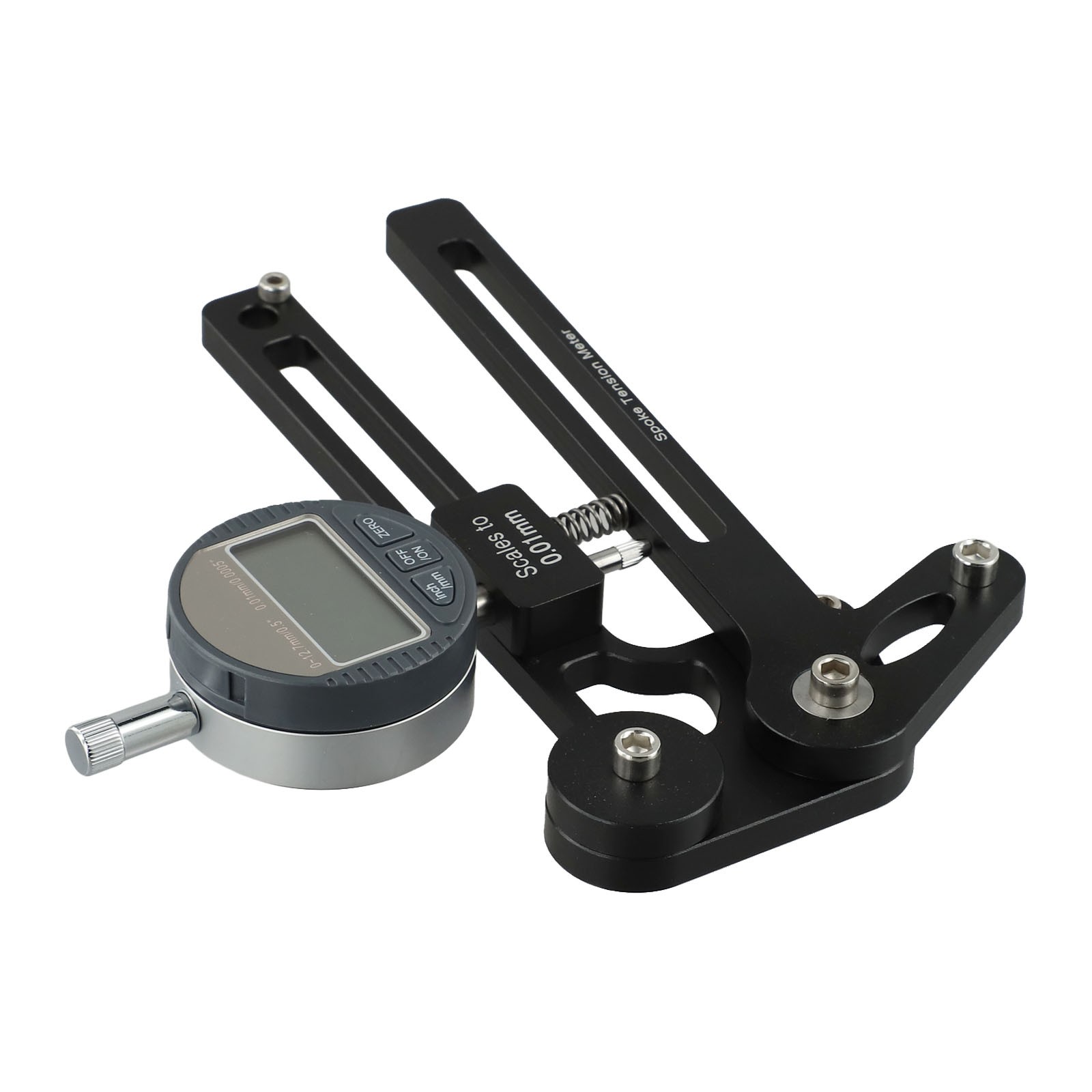 Essential Fahrrad Rad Speichen Spannungsmesser Werkzeug rot mechanisch 26 29 Rä - Bild 21 von 27