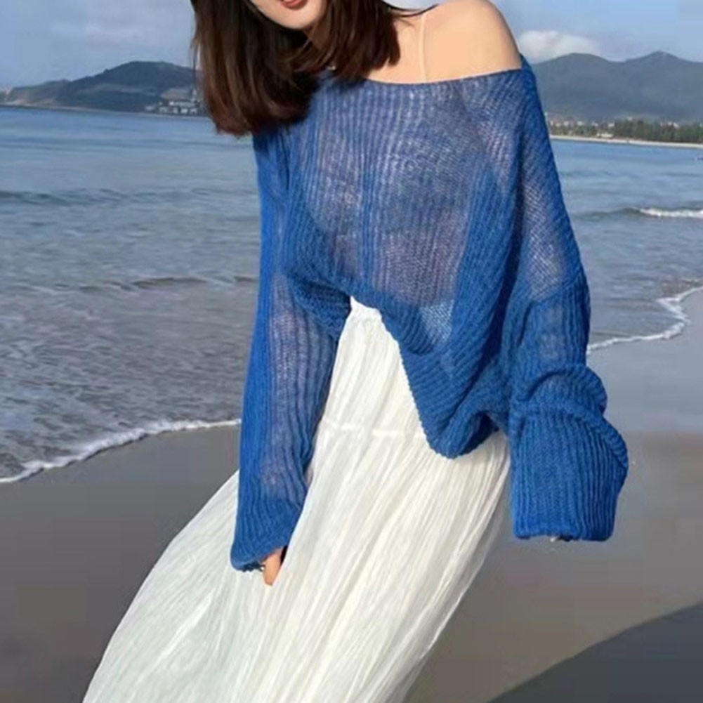 Casual Women Sweater with Long Sleeves Perfect for Home and Club Activities - Picture 18 of 19