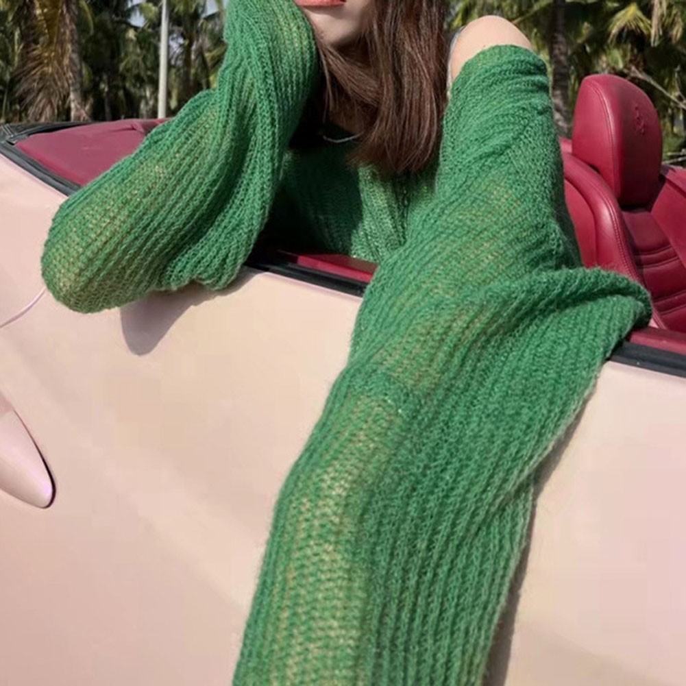 Casual Women Sweater with Long Sleeves Perfect for Home and Club Activities - Picture 17 of 19