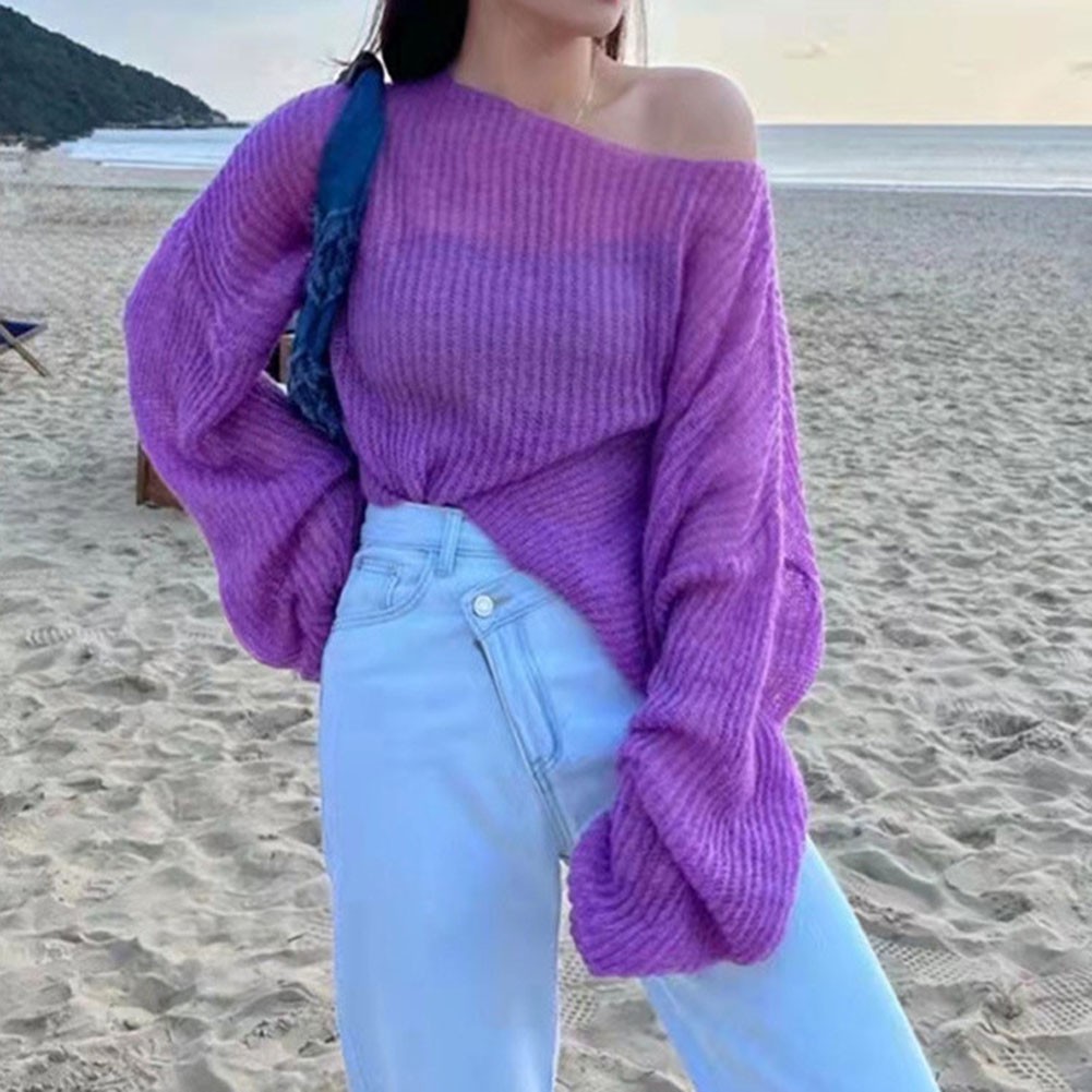 Casual Women Sweater with Long Sleeves Perfect for Home and Club Activities - Picture 14 of 19