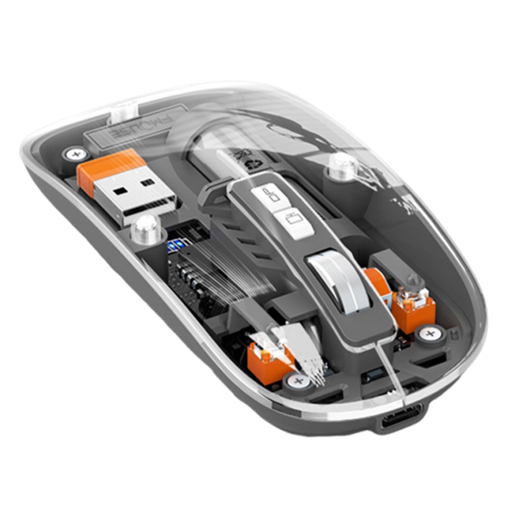 M233 Wireless Mouse Lightweight Rechargeable and Stylishly Transparent - Picture 8 of 15
