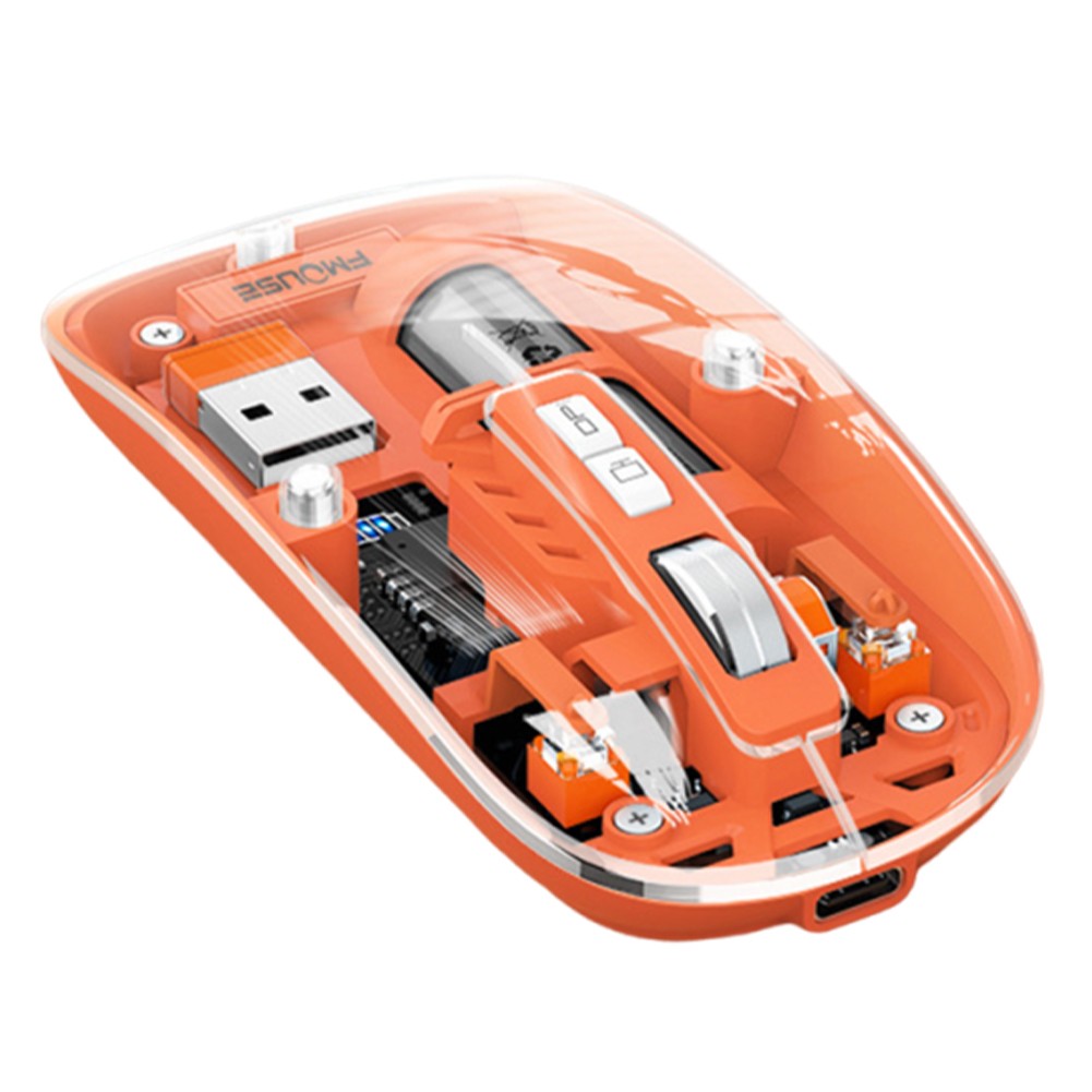 M233 Wireless Mouse Lightweight Rechargeable and Stylishly Transparent - Picture 12 of 15