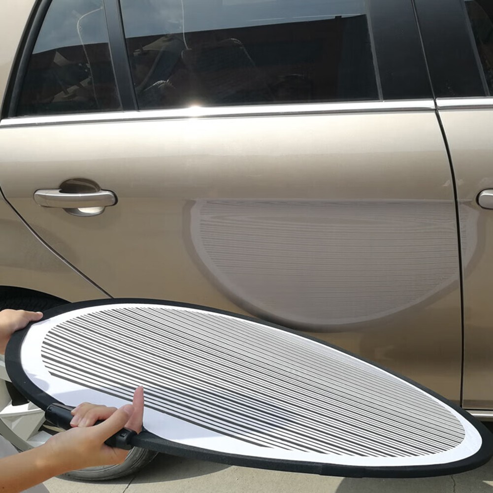 Panneau Réflecteur Pliable Rayé 35/60/70/80 Cm - Pour Détection Bosses Carrosserie, Avec Rayures LED, Professionnel