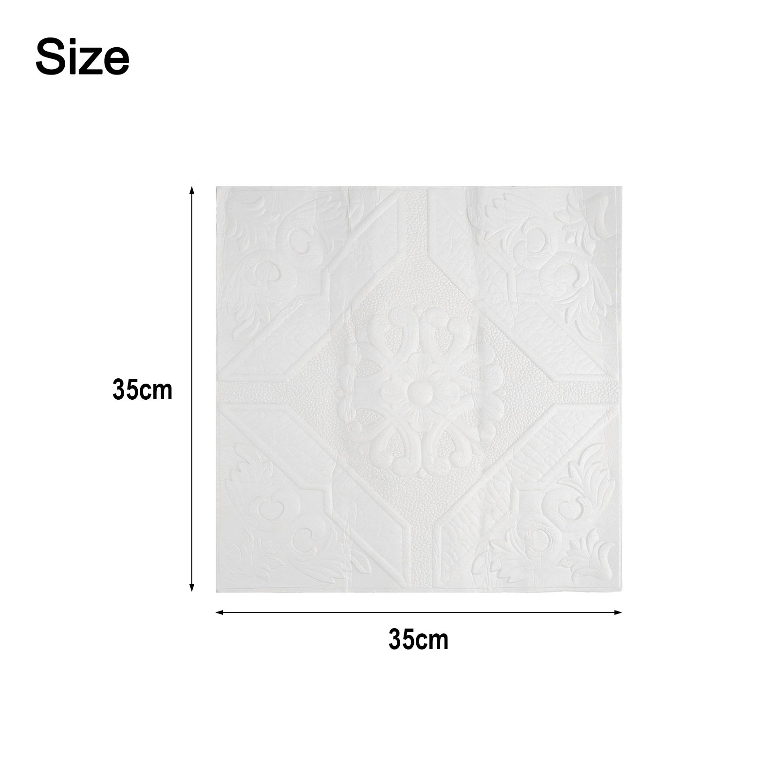 1/10* - 3D Weichschaum Ziegel Textur Muster Effekt Wandaufkleber Wanddeko 35cm - Bild 16 von 36