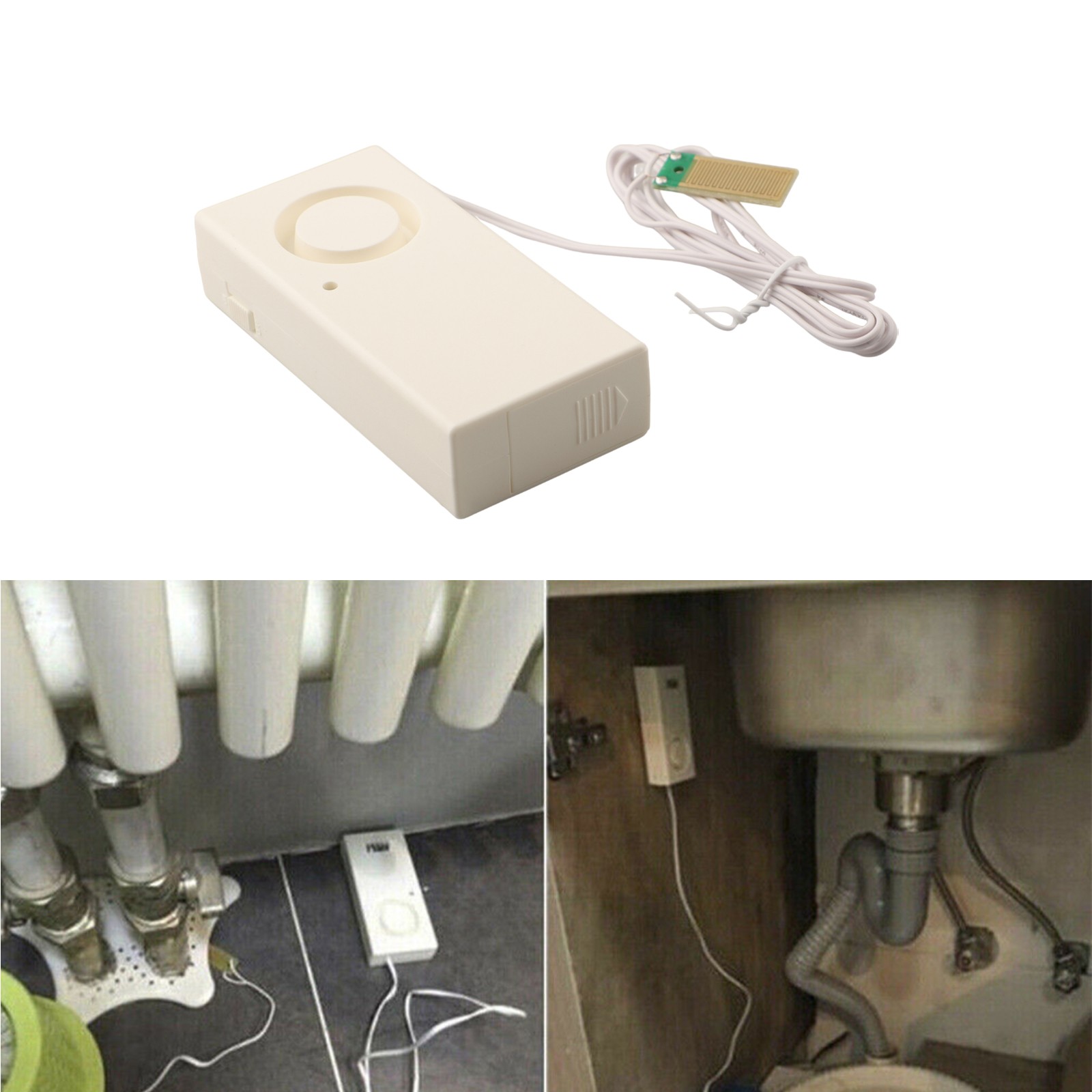 Verbesserter Wasserwächter Wassersensor Alarm für zusätzlichen Schutz (72 Zei - Bild 8 von 12