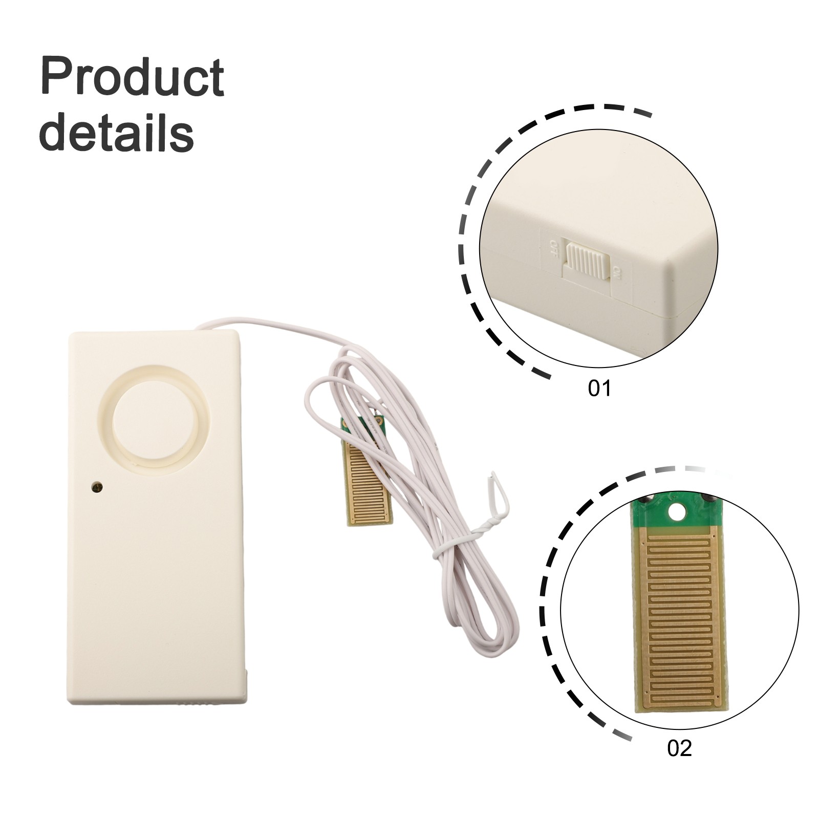 Easy Installation Water Guard Sensor for Early Water Leak Detection Pack of 2 - Picture 9 of 12