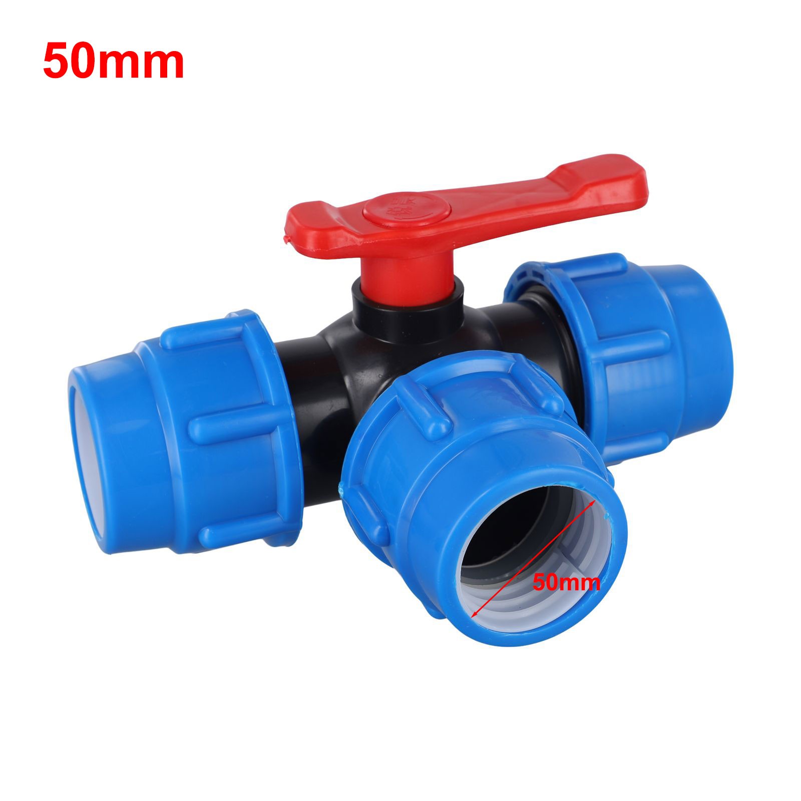 PE-Pipe 3-Way Ball-Valve 20/25/32/40/50mm Plastic Valve-Ball Valve Valve - Picture 54 of 57