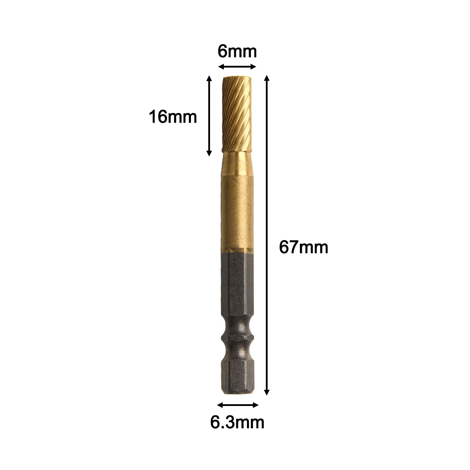Wolfram Stahl Drehbohrer mit effizientem Spanabfuhrsystem 6 3 mm - Bild 15 von 61