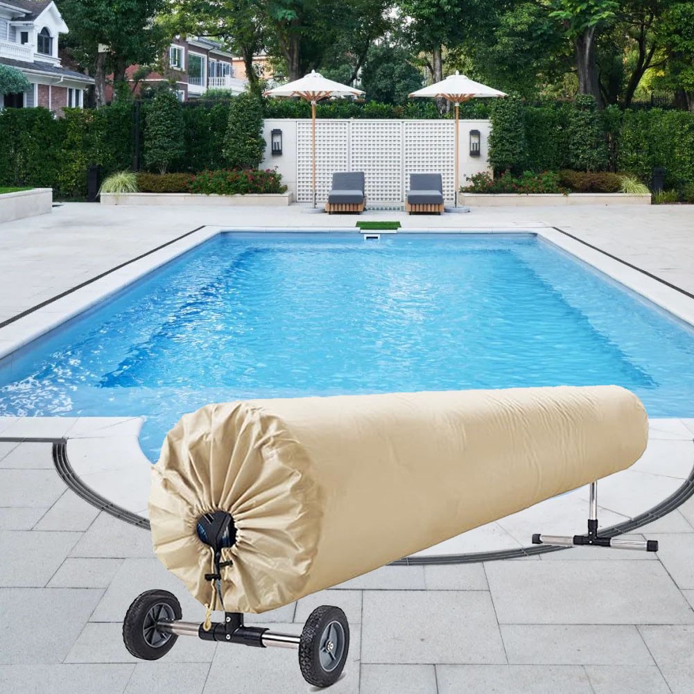 User Friendly Solar Blanket Protective Cover for Swimming Pools Compact Storage