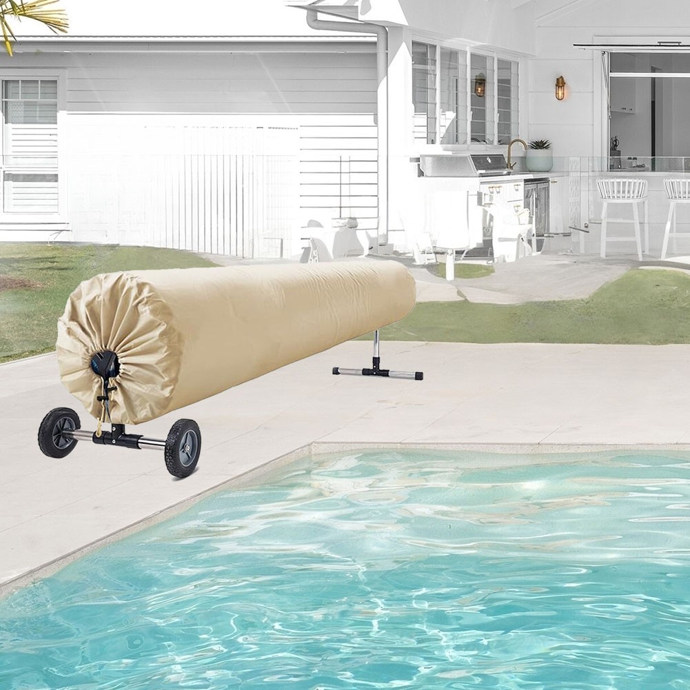 User Friendly Solar Blanket Protective Cover for Swimming Pools Compact Storage