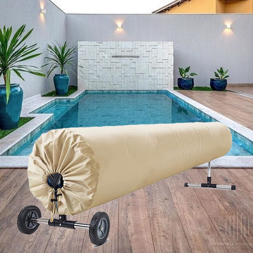 User Friendly Solar Blanket Protective Cover for Swimming Pools Compact Storage
