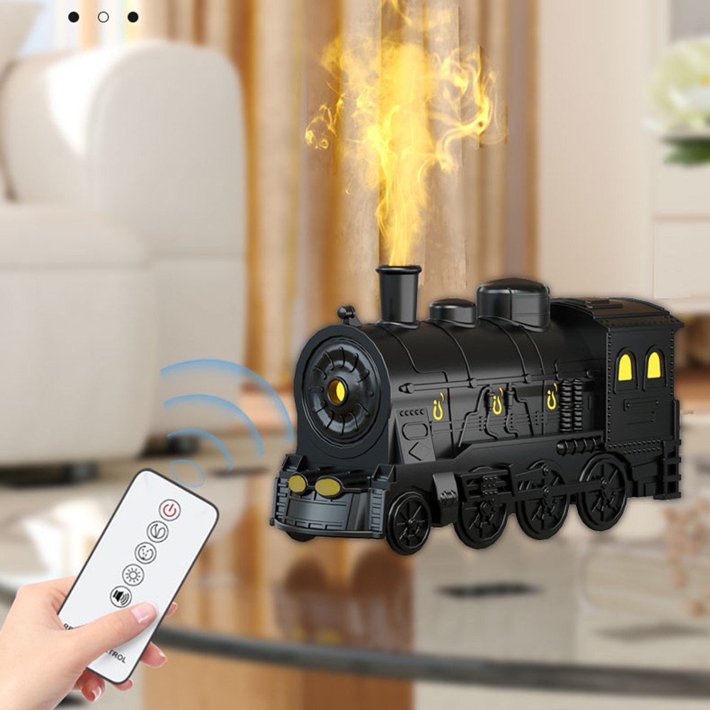 Train Shaped Aromatherapy Diffuser 300ml for Relaxing Home Environment