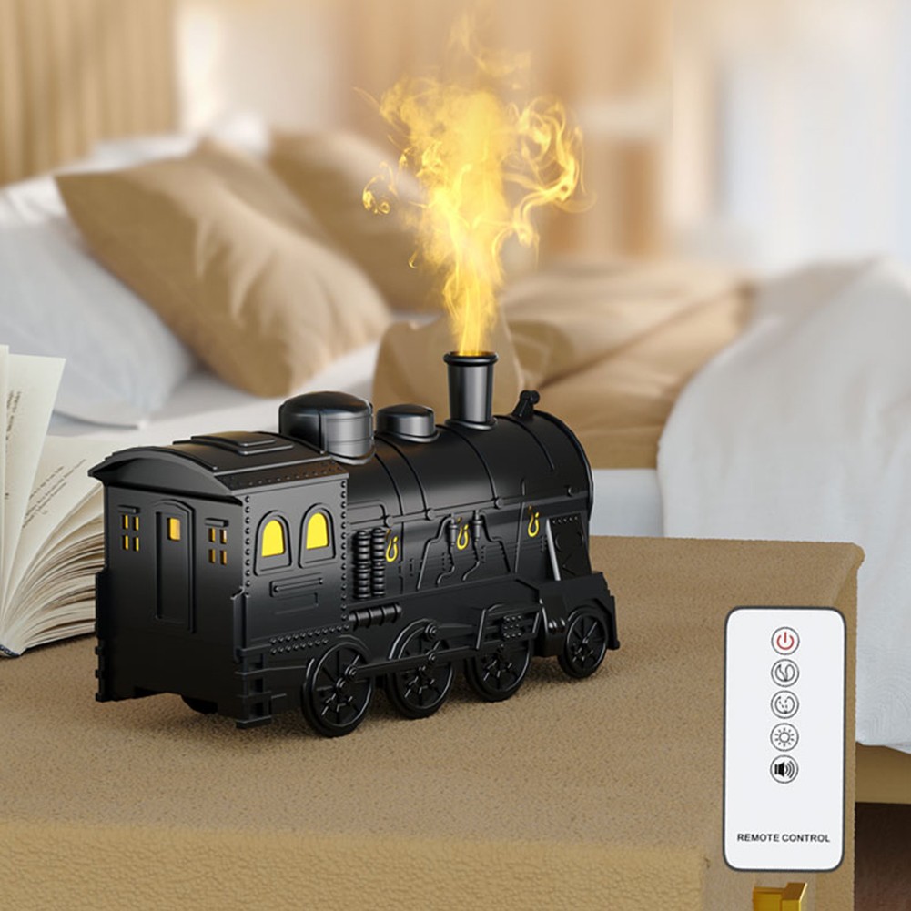 Train Shaped Aromatherapy Diffuser 300ml for Relaxing Home Environment