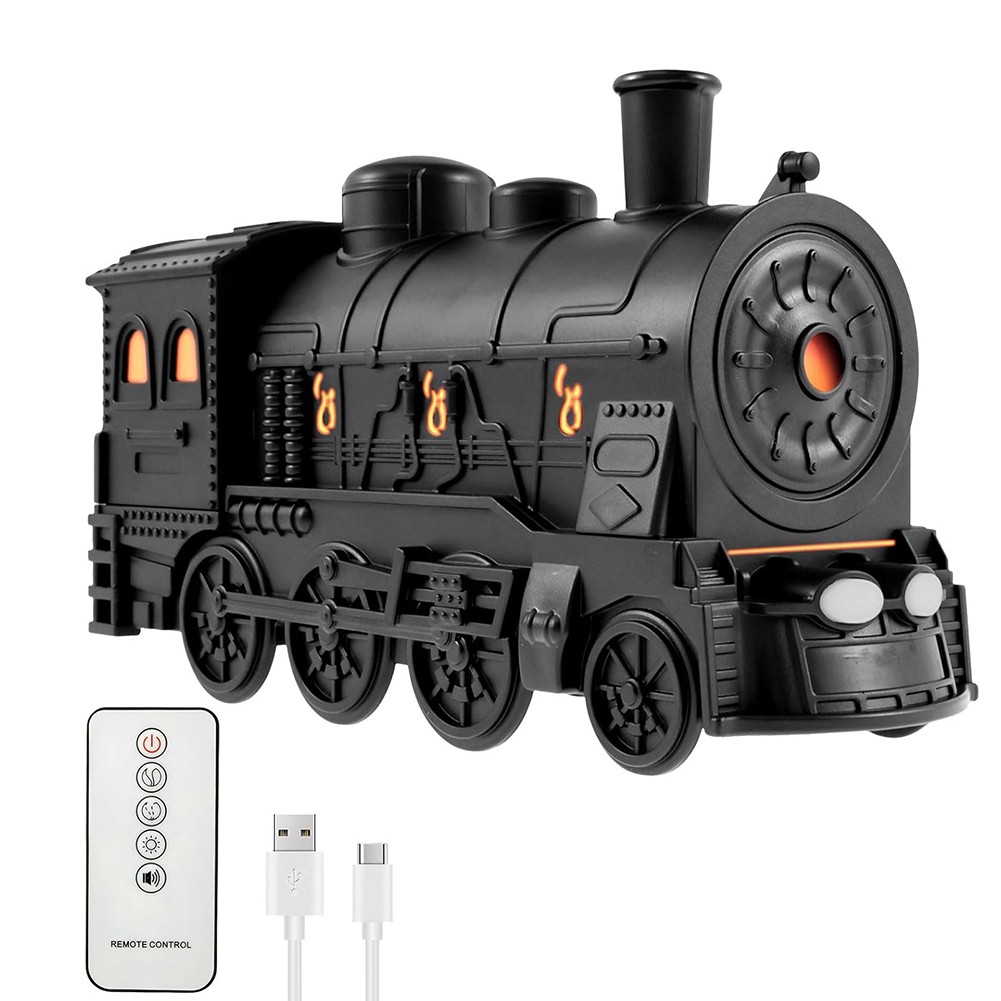 Train Shaped Aromatherapy Diffuser 300ml for Relaxing Home Environment