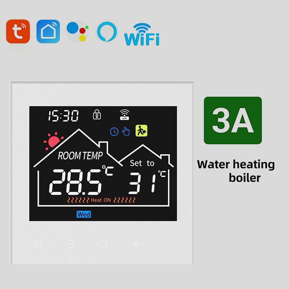 WiFi Enabled Thermostat with HD Display for Enhanced Safety and Energy Savings