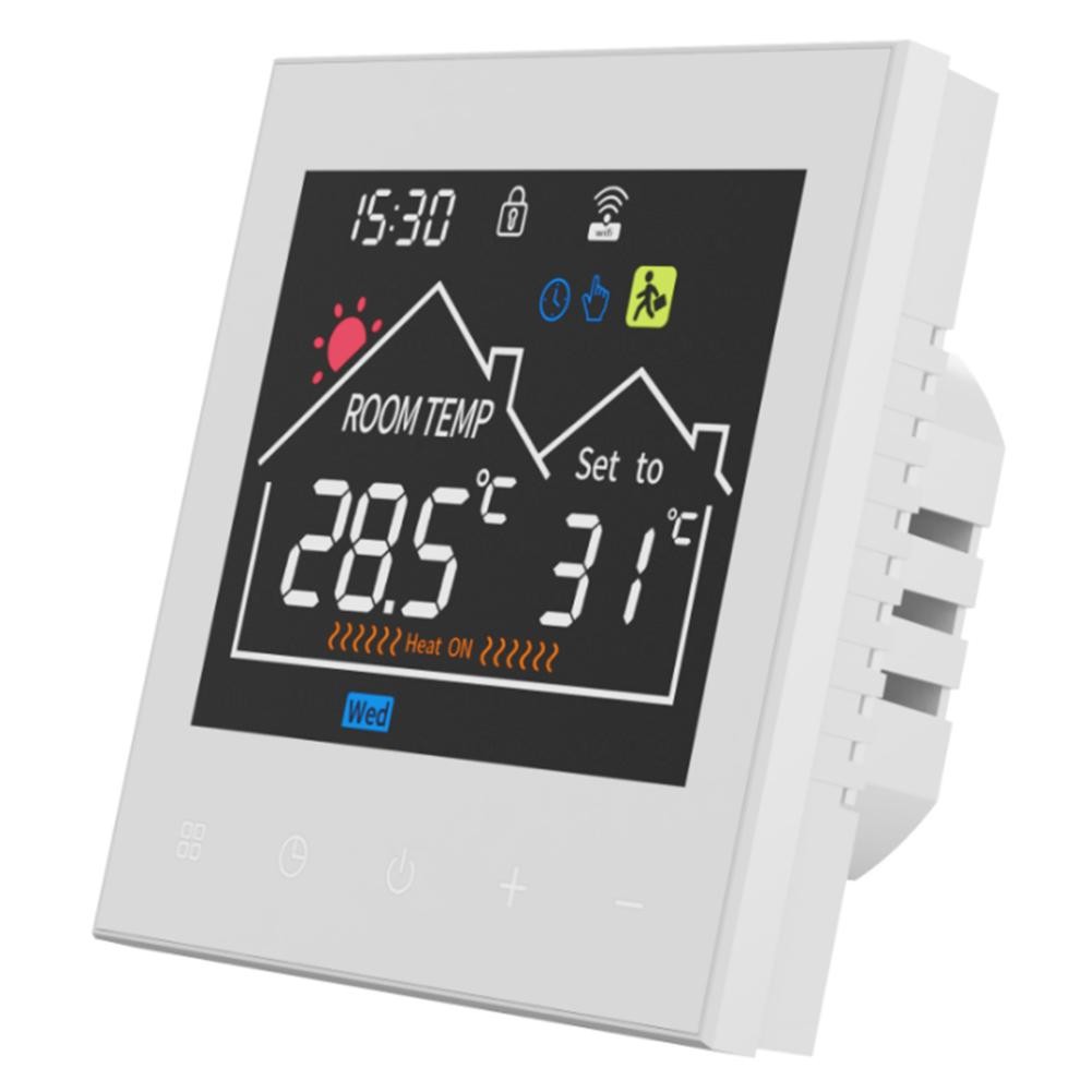 WiFi Enabled Thermostat with HD Display for Enhanced Safety and Energy Savings