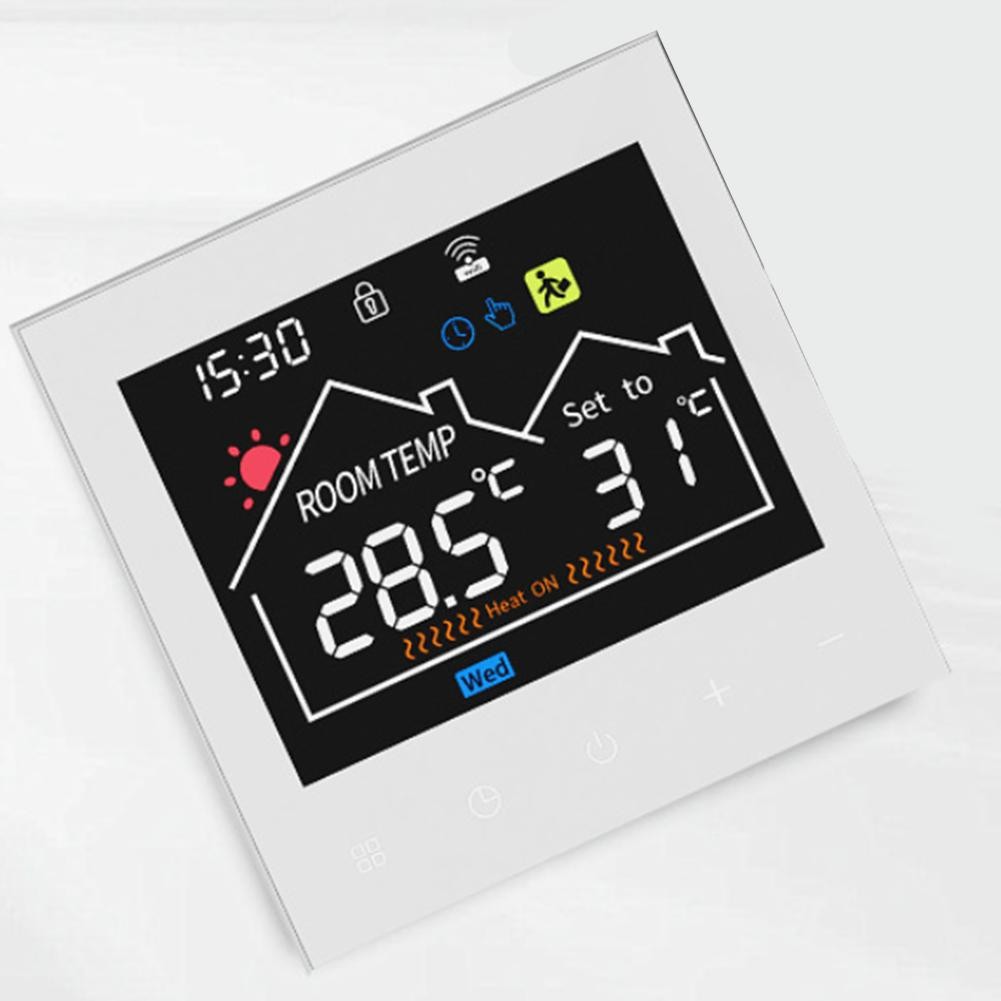 WiFi Enabled Thermostat with HD Display for Enhanced Safety and Energy Savings