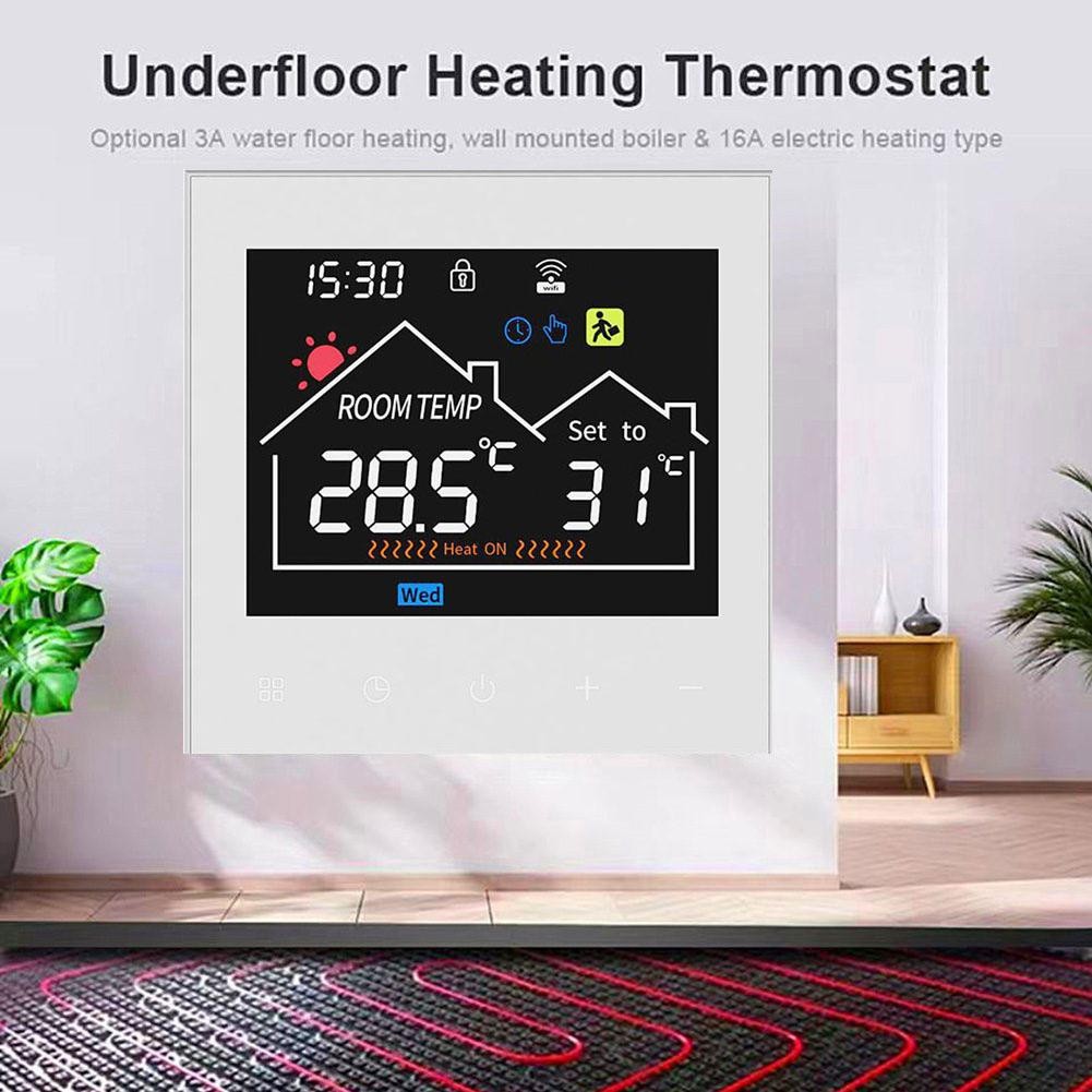 WiFi Enabled Thermostat with HD Display for Enhanced Safety and Energy Savings