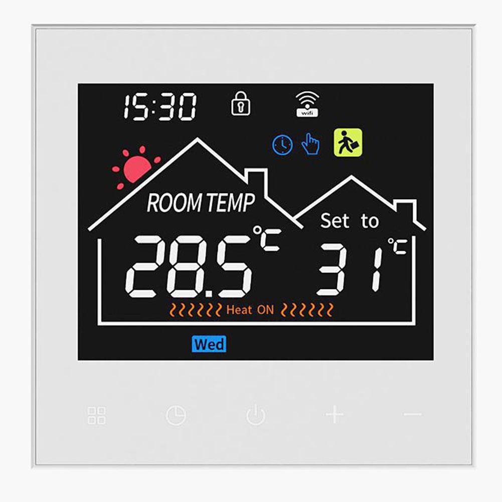 WiFi Enabled Thermostat with HD Display for Enhanced Safety and Energy Savings