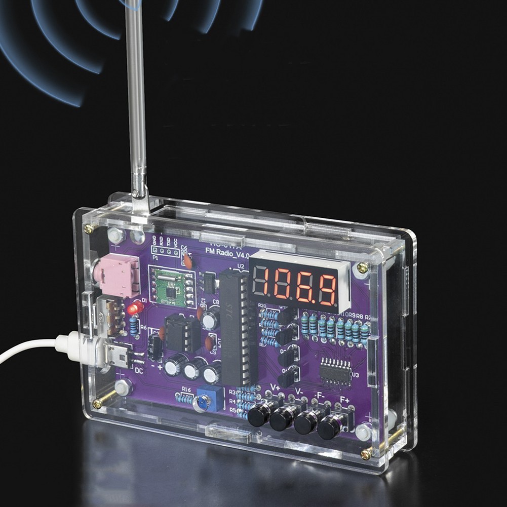 FM Radio Lötset Lernwerkzeug mit Frequenzanzeige 87108 MHz - Bild 20 von 25