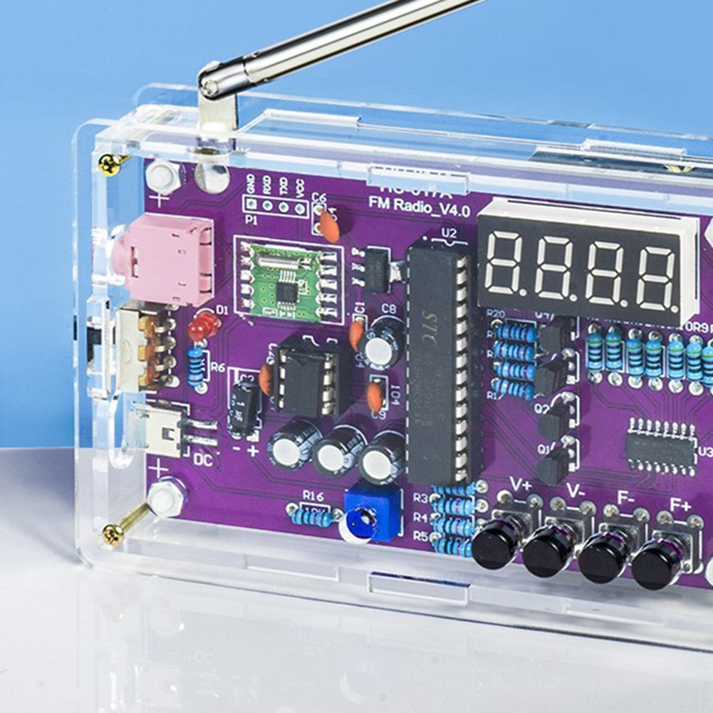 FM Radio Lötset Lernwerkzeug mit Frequenzanzeige 87108 MHz - Bild 19 von 25