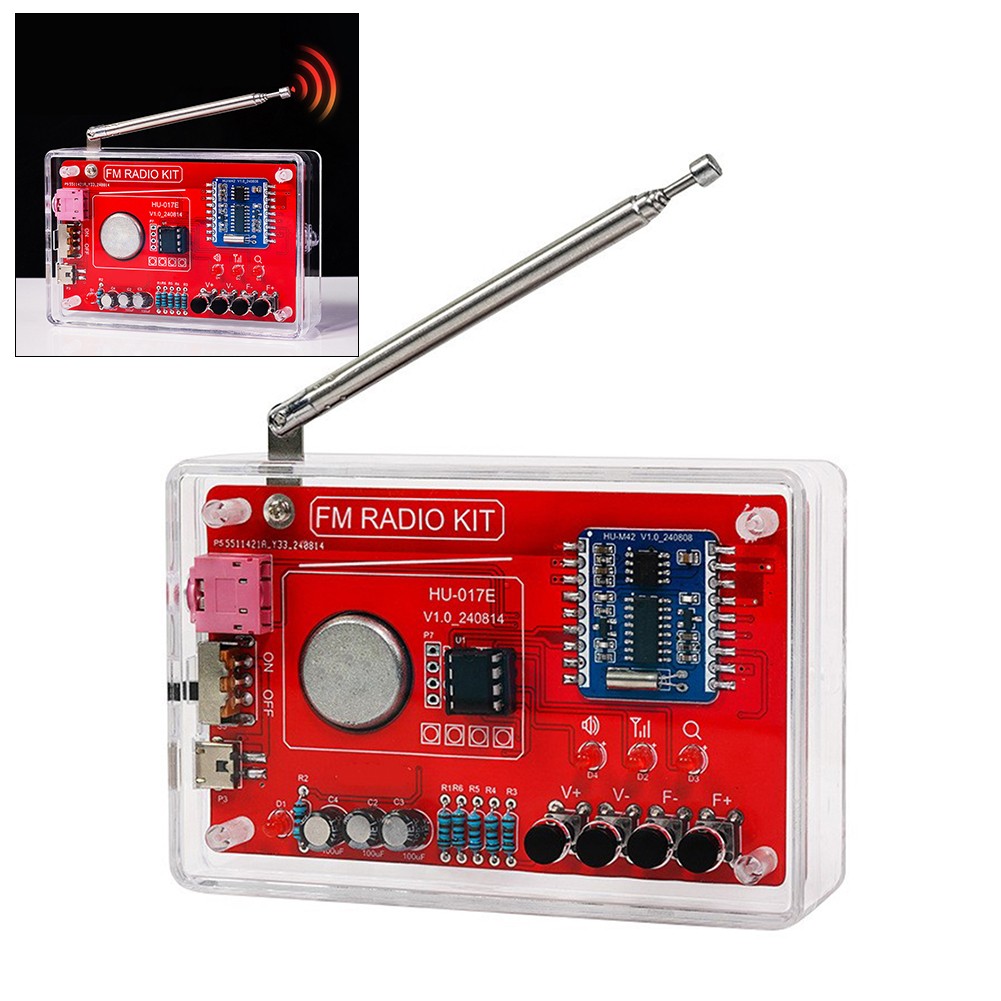 Soldering Practice FM Radio DIY Kit Create Your Own 87 108MHz Stereo Receiver - Picture 21 of 30