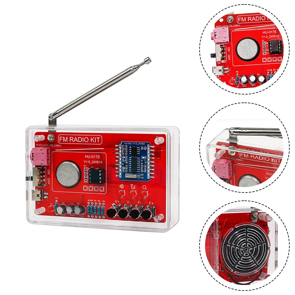 Soldering Practice FM Radio DIY Kit Create Your Own 87 108MHz Stereo Receiver - Picture 23 of 30