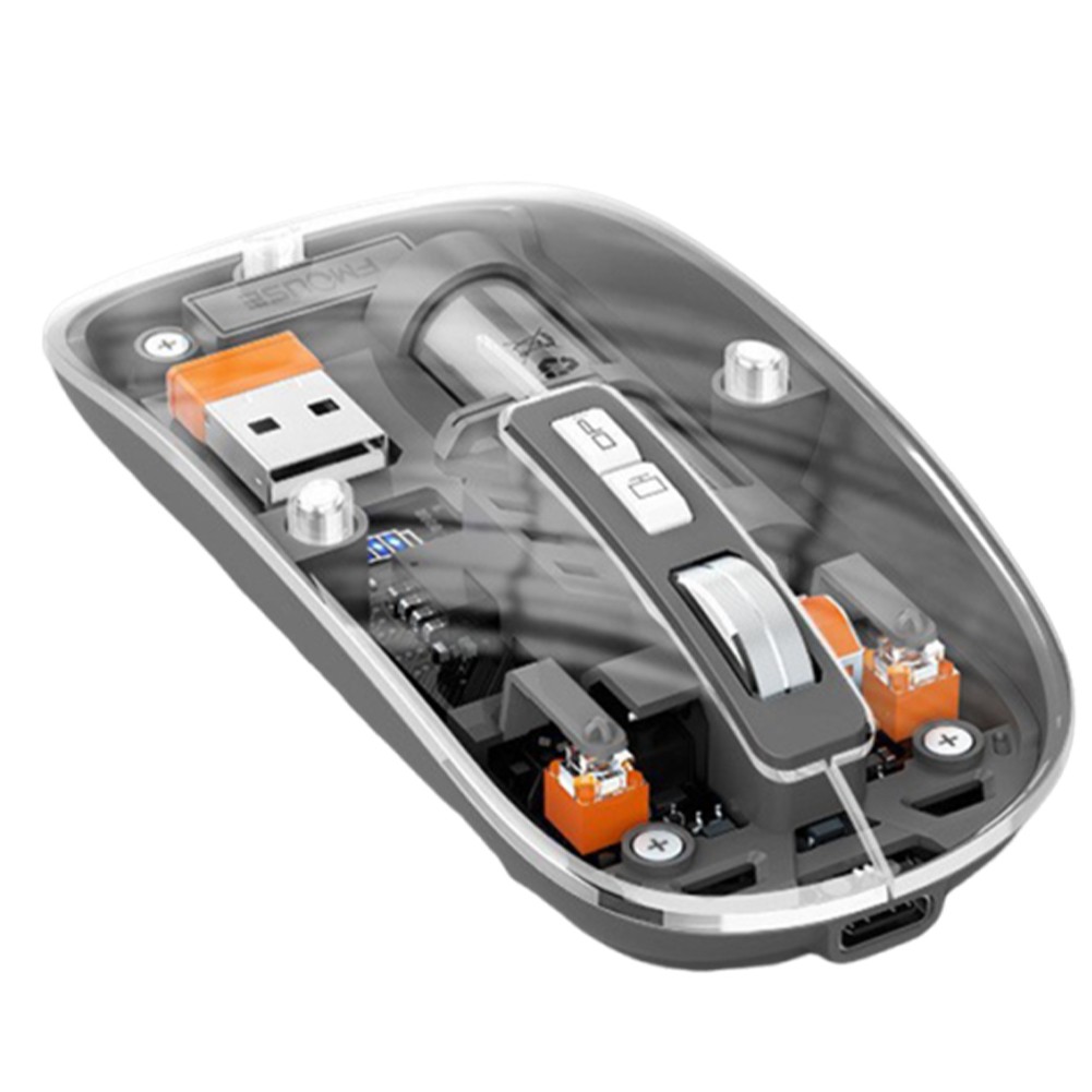 M233 Transparent Mouse with Rechargeable Battery for Easy Connectivity - Picture 8 of 15
