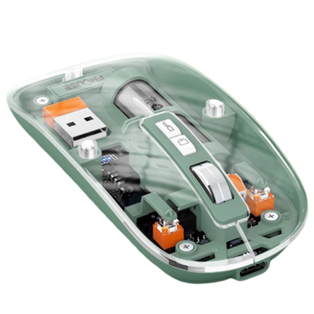 M233 Transparent Mouse with Rechargeable Battery for Easy Connectivity - Picture 10 of 15