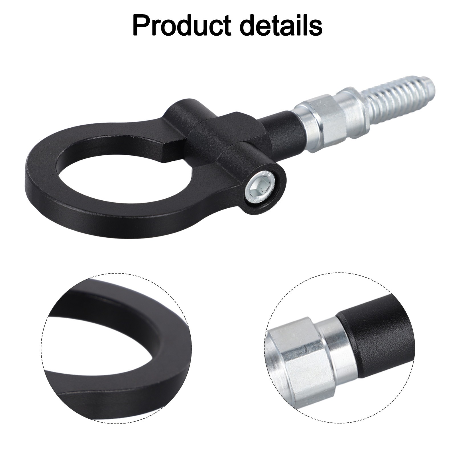 Easy Installation Aluminum Bumper Pull Tab for Car Front Bumper Tow Hook - Picture 15 of 37