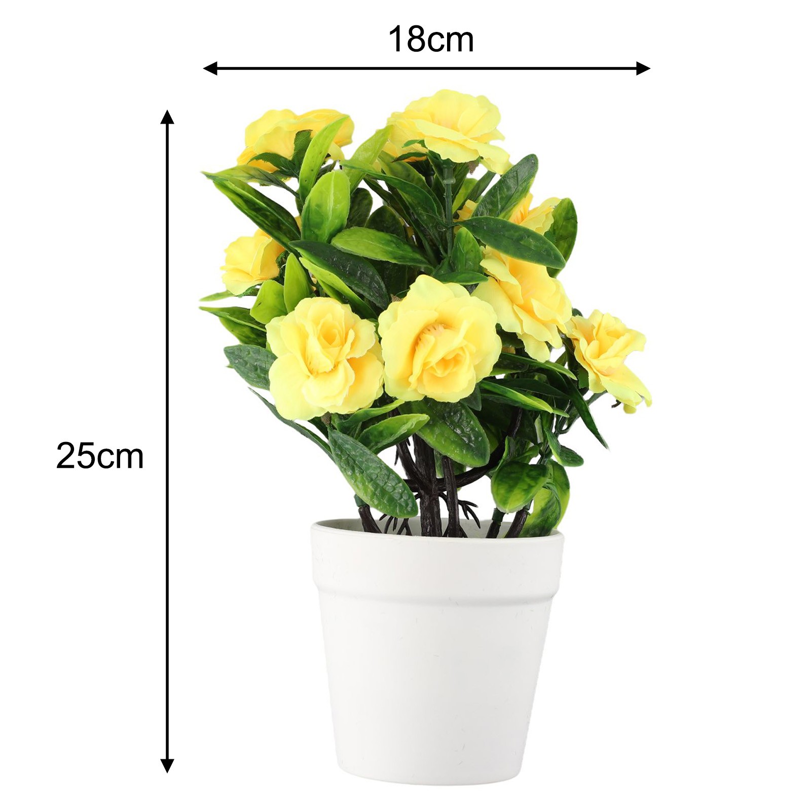 Artificial Fake Potted Flower Plant Bonsai Outdoor Indoor Garden Home Decor - Picture 43 of 46