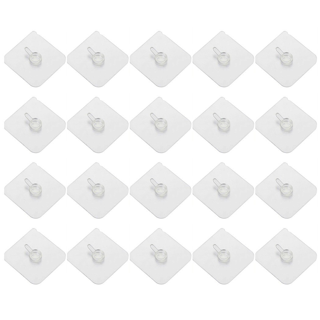 Hook Wall 60 * 60mm Picture Frame Seamless Self-Adhesive Super 2/5/20/50Pcs - Picture 14 of 16