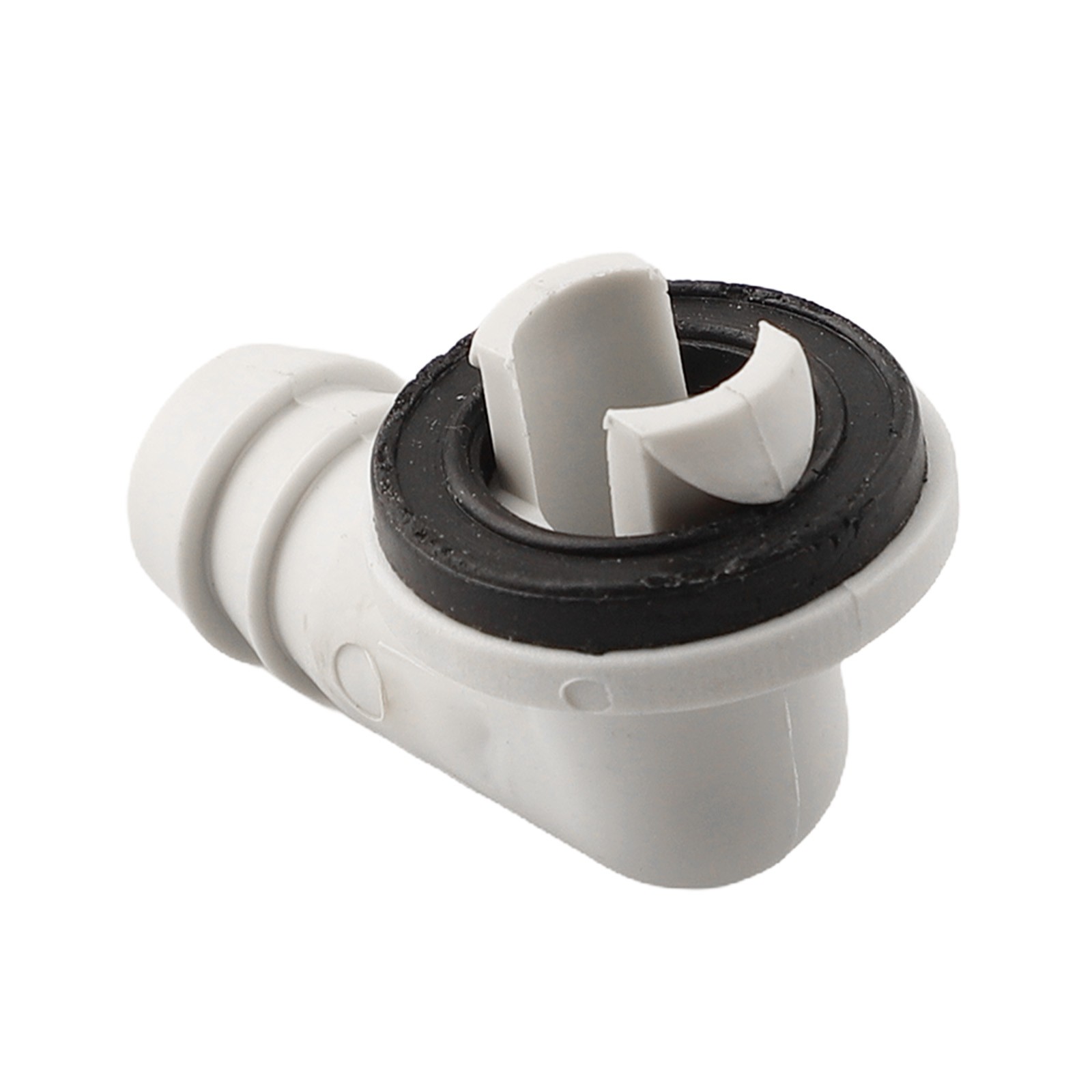 Plastic Air Conditioner AC Drain Hose Connector Elbow Fitting & Rubber Ring Kit - Picture 32 of 41