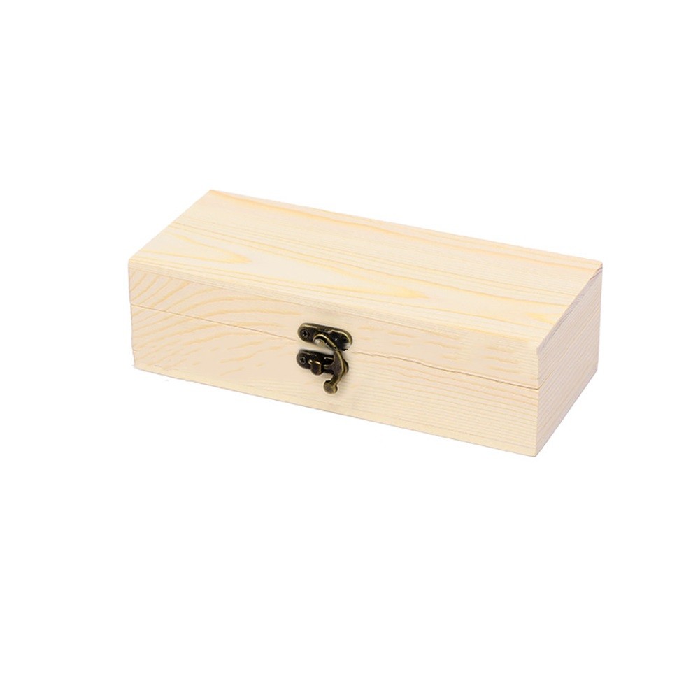 Pine Wood Decorative Jewelry Holder Desktop Box for Stylish Accessories - Picture 13 of 38