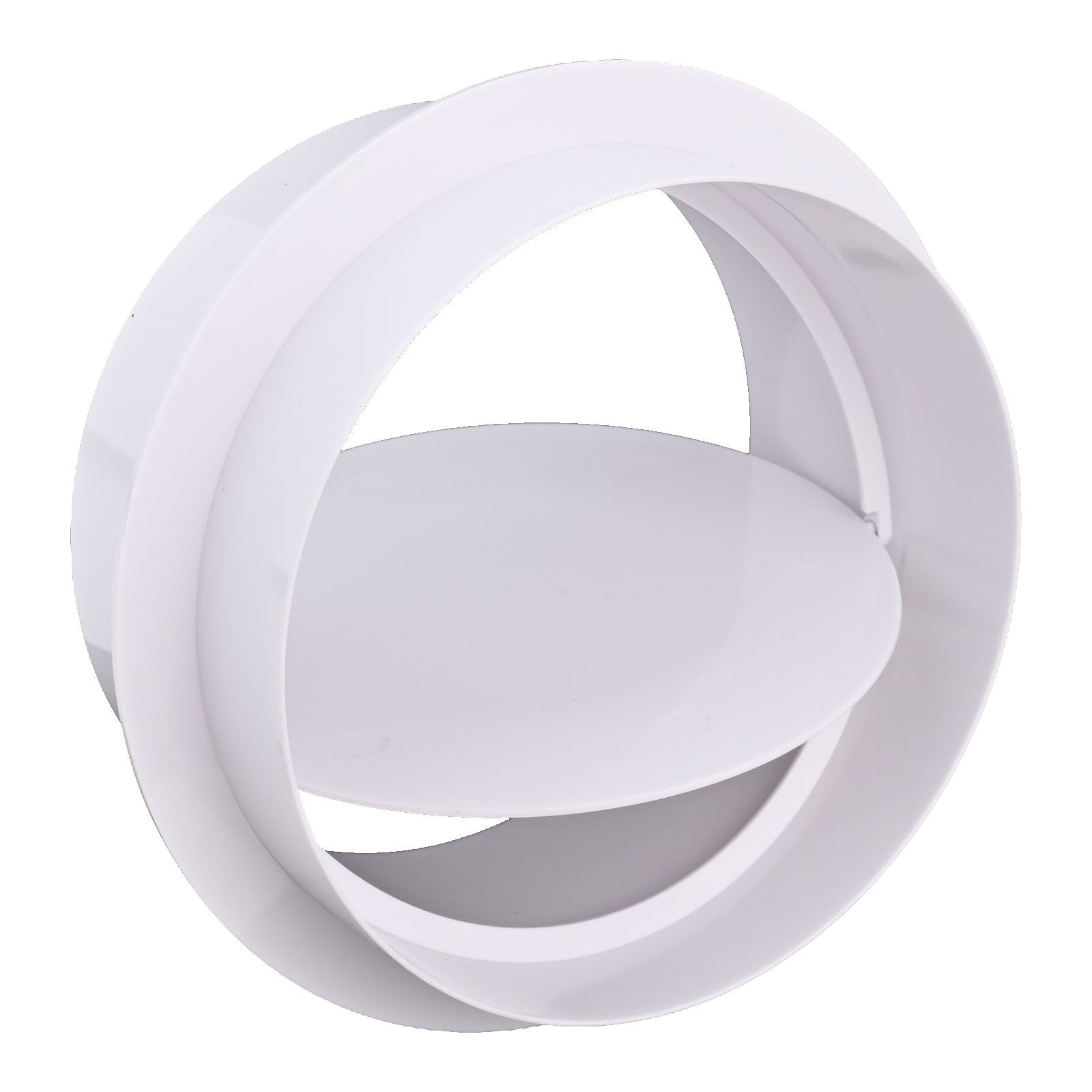 Round Pipe Backdraft Damper Enhance Ventilation with PVC Fan Check Valve - Picture 48 of 55