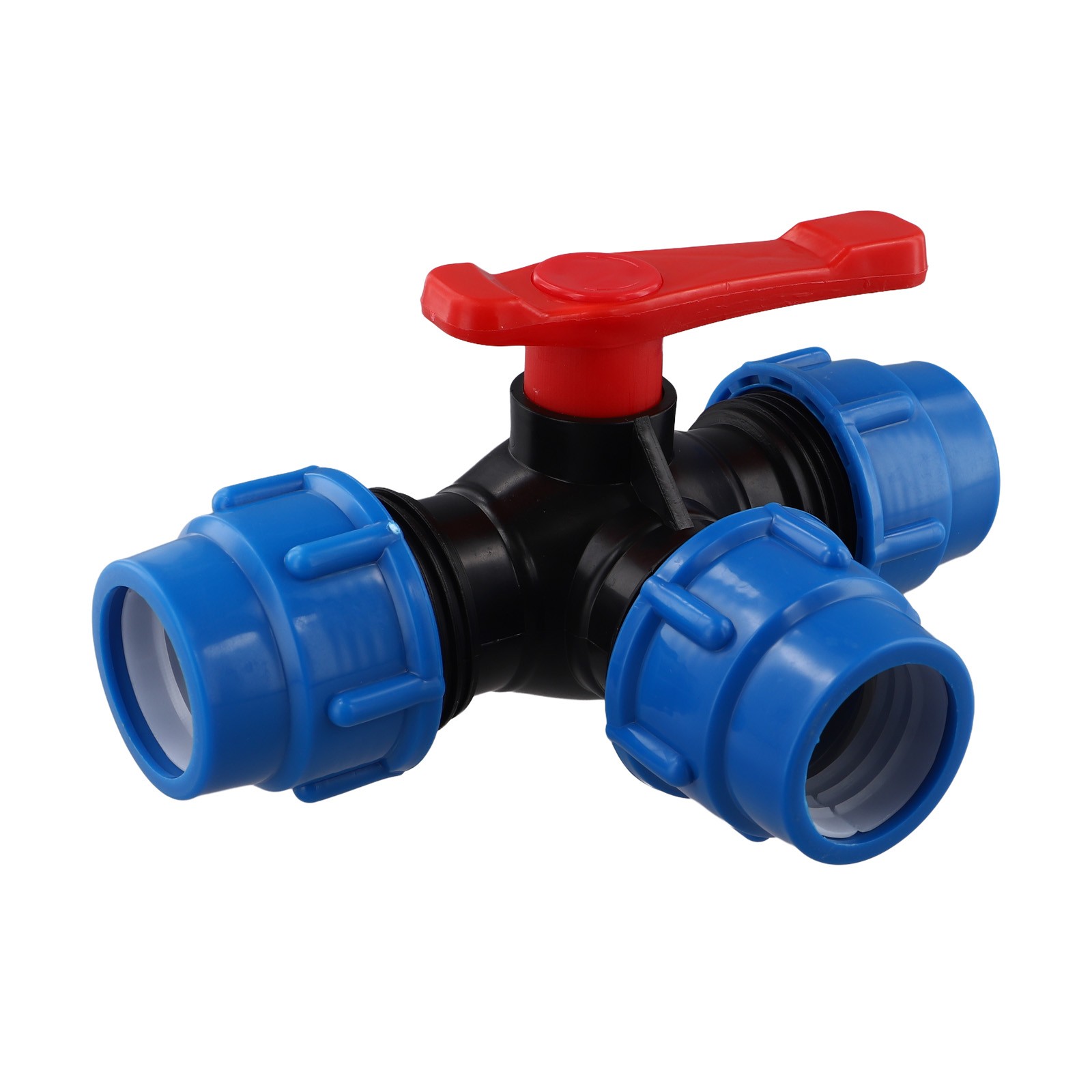 PE-Pipe 3-Way Ball-Valve 20/25/32/40/50mm Plastic Valve-Ball Valve Valve - Picture 48 of 57
