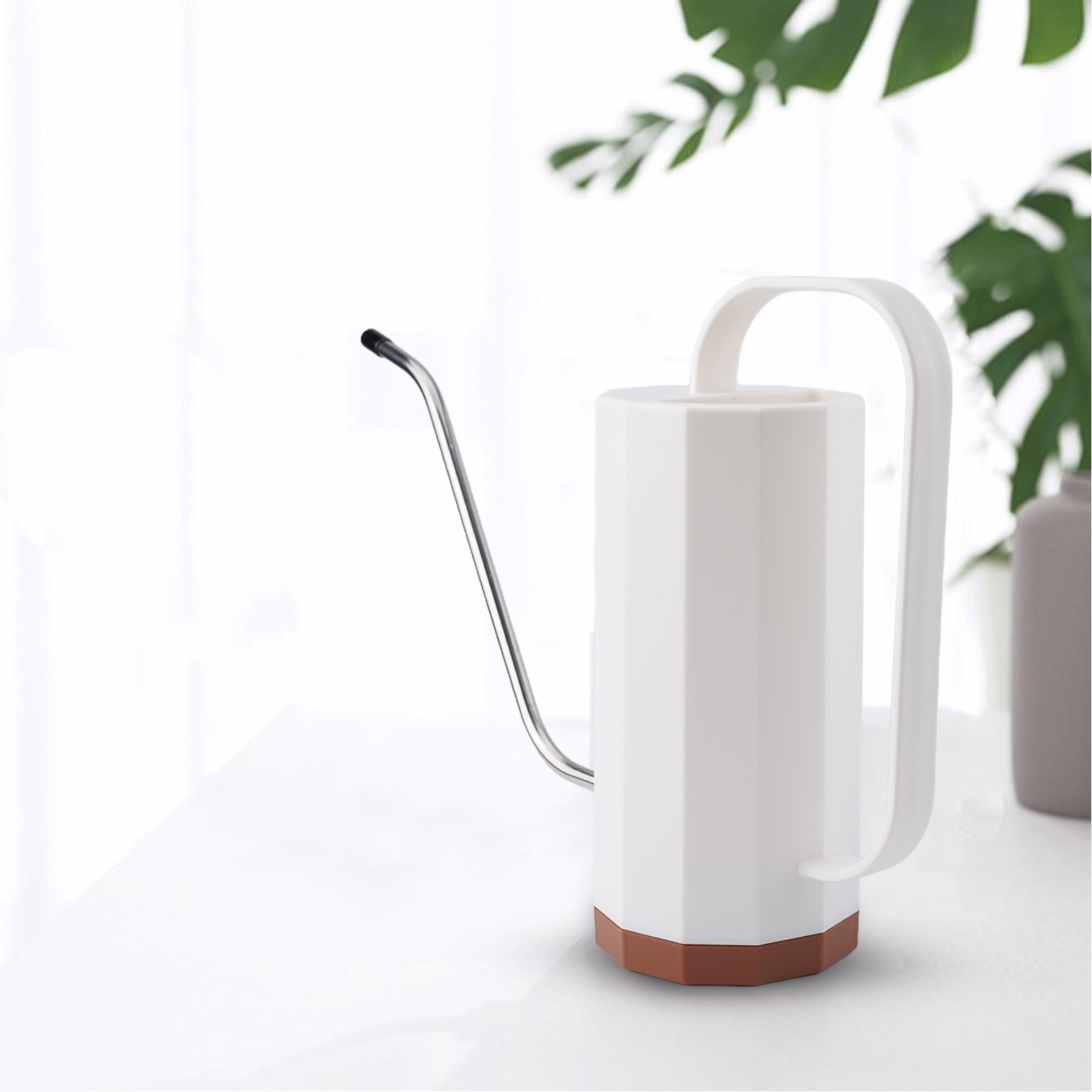 1 2L Long Spout Watering Can for Garden Plant Sprinkling Indoors Outdoors - Bild 30 von 48